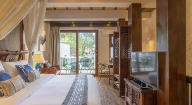 Семейный люкс с красивым видом из окна Songyun No.1 Hostel