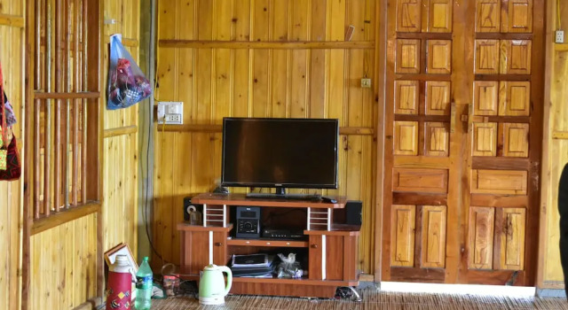 Кровать в общем номере Thong Nguyen Homestay - Hostel