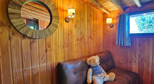 Коттедж с балконом Au Refuge Des 3 Ours - Chambres dhôtes et cabanes
