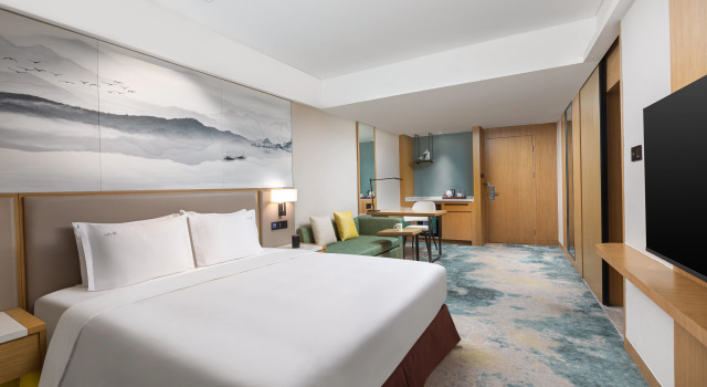 Holiday Inn Hangzhou Gongshu by IHG, Rezerwuj Hotel Hotele w Hangzhou z parkingiem, Parking