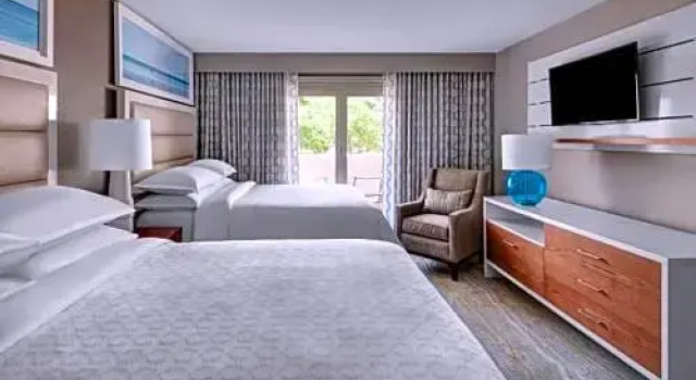 Четырёхместный номер Standard c 1 комнатой с красивым видом из окна Hilton Vacation Club Bayside Resort Panama City Beach