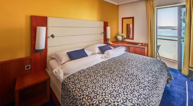 Люкс с балконом и с видом на море Ilirija Resort Hotel Ilirija