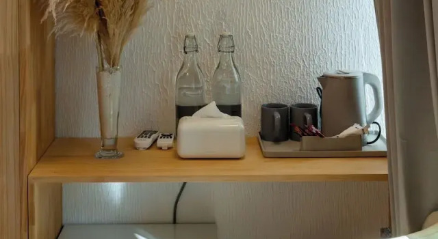 Kısmen deniz manzaralı Balkonlu Lüks çift kişilik oda Water Cloud Mathiveri