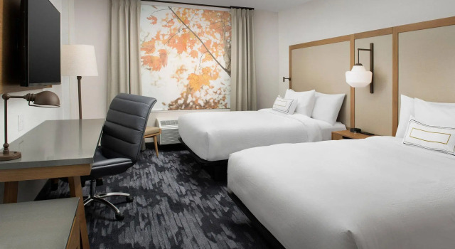 Четырёхместный номер Standard с видом на город Fairfield Inn & Suites Nashville Near Vanderbilt