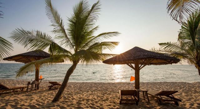 Бунгало с видом на море Thanh Kieu Beach Resort