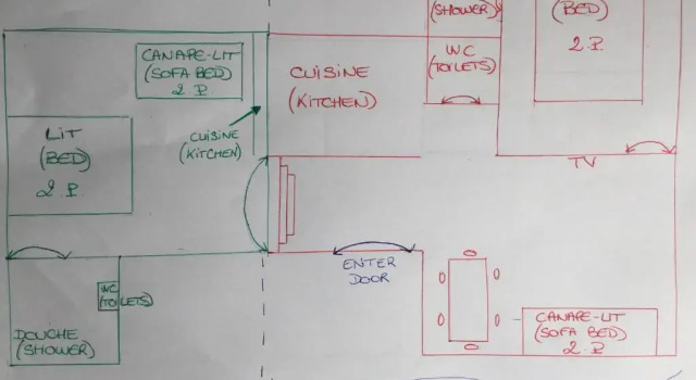 Апартаменты Le Saint Joseph - Old Tow, 2 Appartments in 1