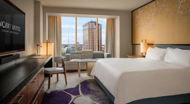 Двухместный номер Luxury с видом на город Nobu Hotel New Orleans - A Caesars Rewards Destination