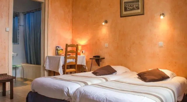 Standard simple chambre Hotel Restaurant Le Colombier