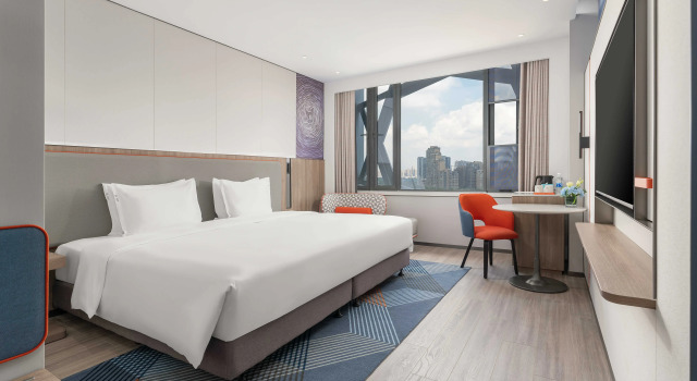 Holiday Inn Express Wuhan Jinyin Lake by IHG, Book Hotel Hoteller i Dongxihu med morgenmad, Morgenmad