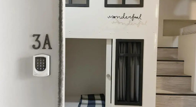 Кровать в общем номере Sennong Homestay