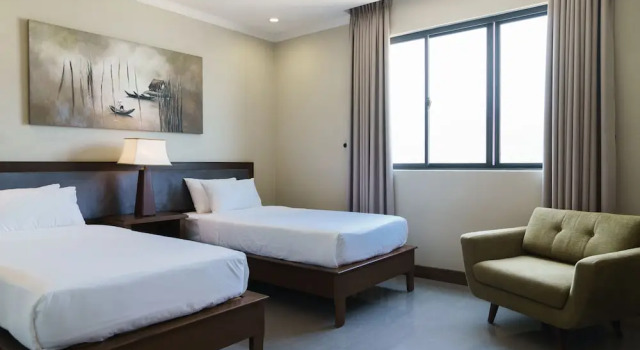 Номер Deluxe c 1 комнатой с частичным видом на океан Dan Oasis Beach Hotel and Apartment