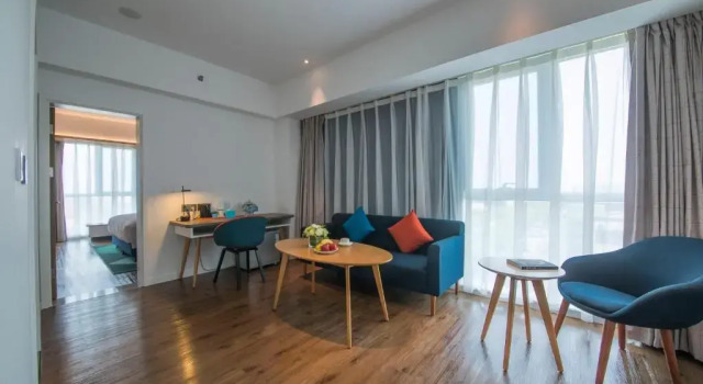 Двухместный люкс c 1 комнатой Holiday Inn Express Qingdao Chengyang Central by IHG