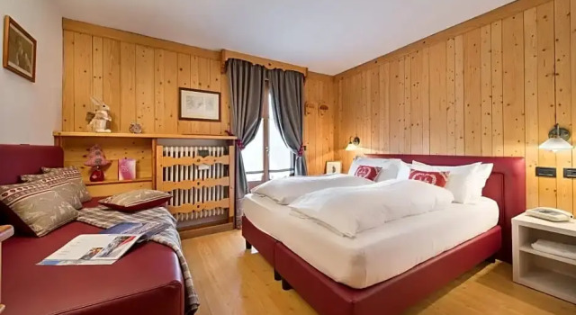 Standard Dreier Zimmer mit Bergblick Hotel Posta