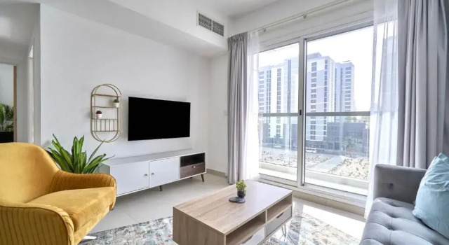 Апартаменты Stella Stays Chic 2 BDR Dubai JVC Large Terrace
