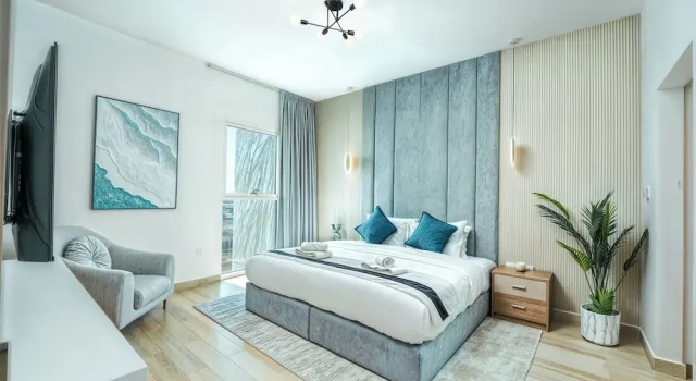 Апартаменты Superior с 4 комнатами с балконом и с видом на канал Desert Key - Perfectly Located Yas Island Apartments
