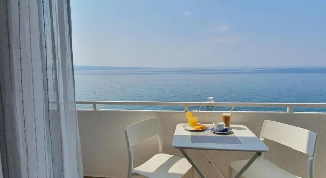 Standardowy dwuosobowy pokój z widokiem na morze Beach Rooms Split