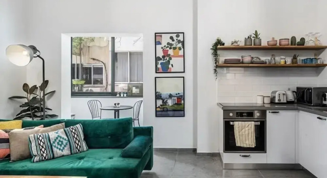 Апартаменты c 1 комнатой с балконом Urban Luxe Apartment - Central TLV