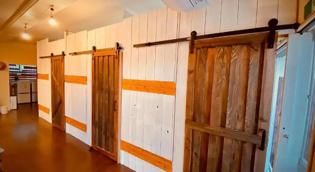 Кровать в общем номере (женский номер) с видом на сад 全室個室 Private Stay Guesthouse Opuntia
