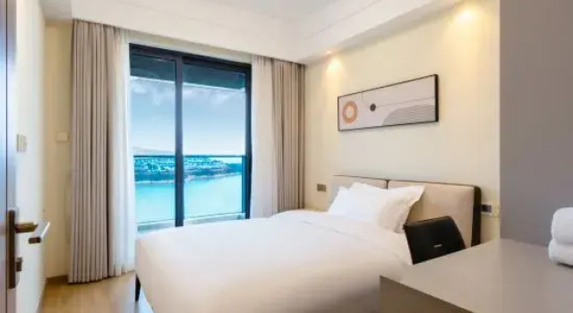 Люкс с 2 комнатами с видом на море Xiangshan Songlanju Hotel