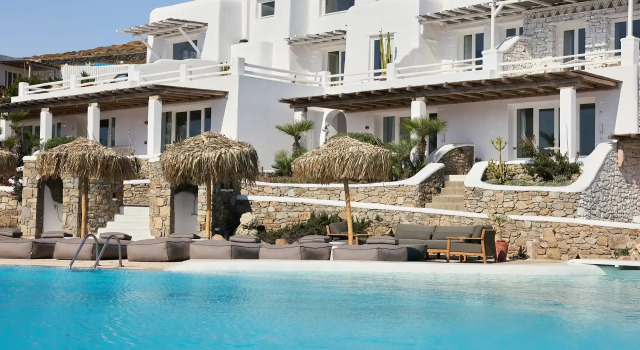Люкс Grande с 2 комнатами с панорамным видом на море Mykonos Lolita, a Resort to Live