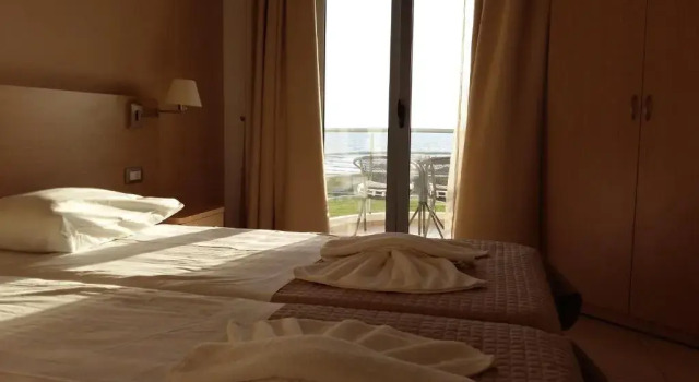 Двухместный номер Deluxe с видом на море Ostria Hotel Kakovatos Beach