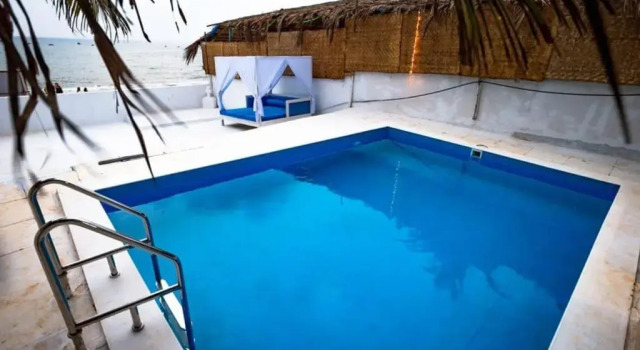 Вилла Beachfront pool villa Myconos