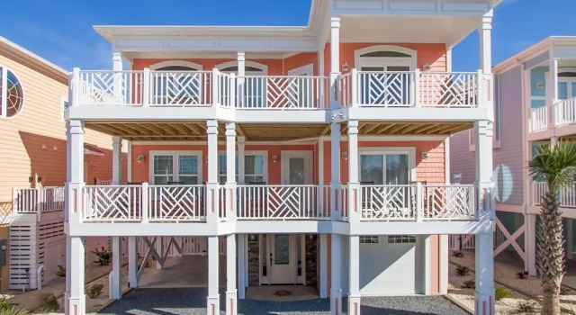 All-new Luxe W/ Pool - Walk To Beach! 5 Bedroom Home, Book Feriehus Sunset Beach North Carolina
