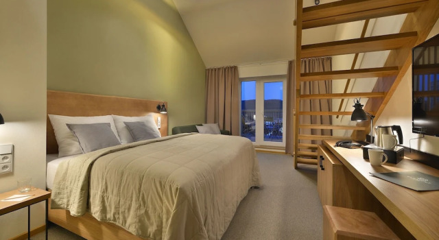 Номер Standard Дуплекс с видом на озеро Hotel Element Lipno