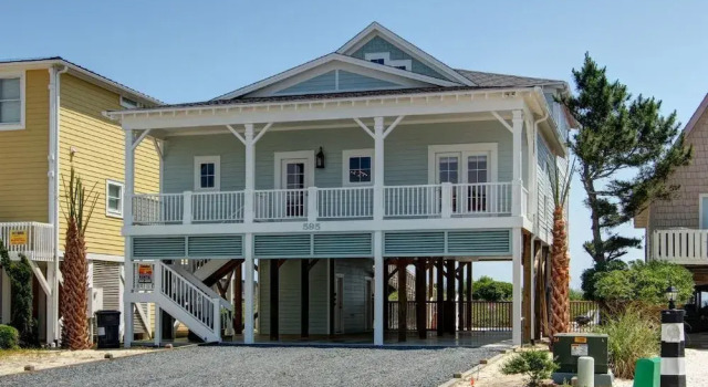 Latitudes - 5 Br Home, Забронировать Отель Саплай Северная Каролина, рядом с Холден-Бич