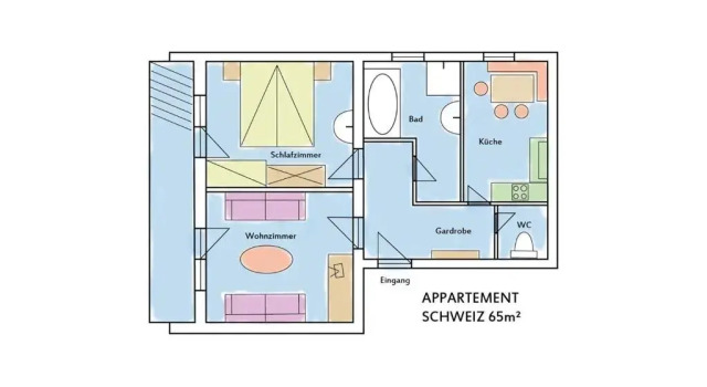 Апартаменты Comfort Drei Sonnen Landhaus Reihan