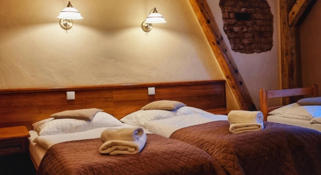 Трёхместный номер Standard Hotel Zamkowy Młyn