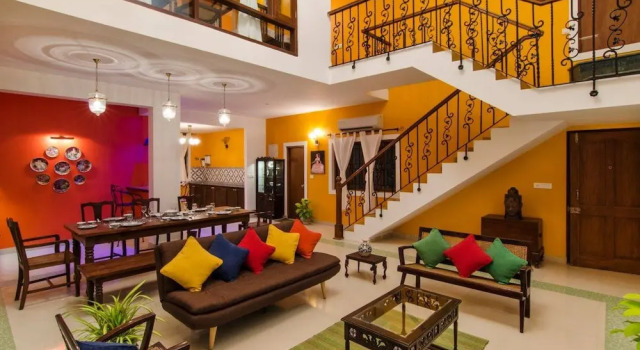 SaffronStays Cabo de Goa, Varaa Villa Panaji Pohjois-Goa