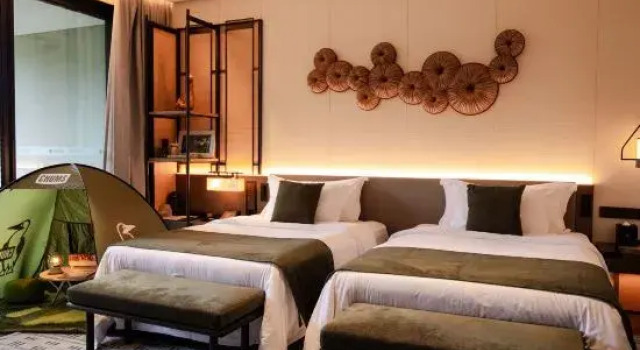 Семейный Место под палатку с видом на озеро Banyan Tree Dongguan Songshan Lake