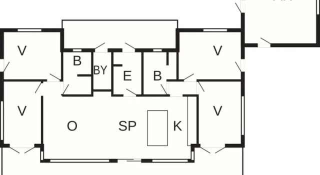 Коттедж Simplistic Holiday Home in LÃ¸gstrup near Sea