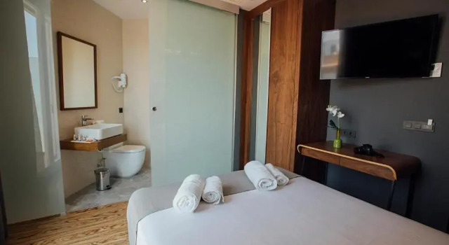 Четырёхместный номер Standard c 1 комнатой с видом на город Málaga Premium Hotel