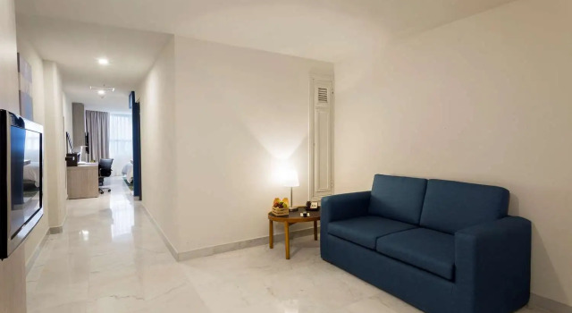 Двухместный люкс c 1 комнатой с видом на пляж DoubleTree by Hilton Veracruz