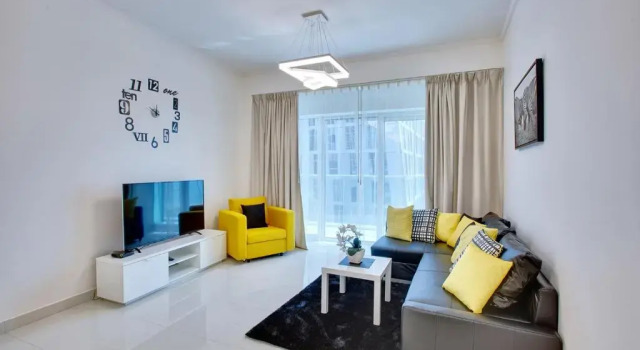 Ultra Modern 1BD in Damac Heights Dubai Marina, Забронировать Апартаменты/квартира Дубай-Марина , рядом с Jumeirah Palm Tram Station