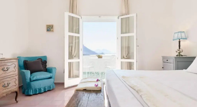 Standard Doppel Zimmer mit Balkon und mit Meerblick Santavenere Hotel