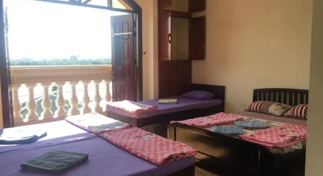 Кровать в общем номере River Park Homestay and Hostel