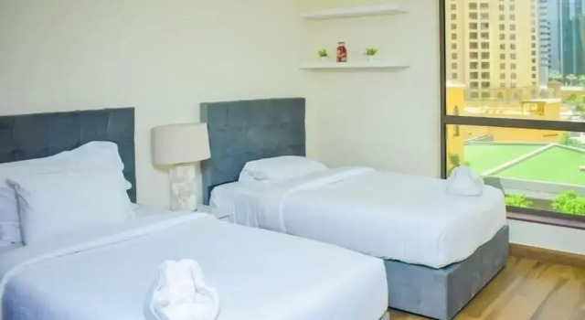 JBR Rimal 1 Spacious 3BR close to Beach, Забронировать Апартаменты/квартира Апартаменты Эмирата Дубая, рядом с Dubai Marina Yacht Club, Апартаменты/квартира