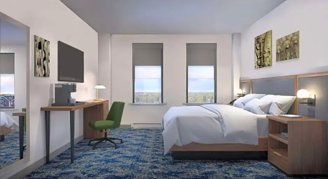 Двухместный люкс Hotel Elkhart, Tapestry Collection By Hilton