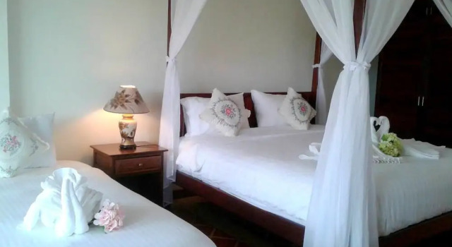 Номер Deluxe с балконом и с красивым видом из окна Siam Tara Resort Chiangkhong