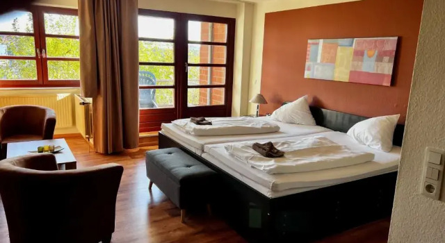 Двухместный номер Deluxe с балконом Hotel an der Hörn