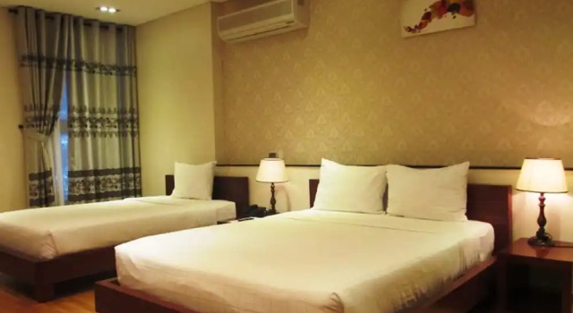 Двухместный номер Deluxe с видом на город Anh Dao Mekong Hotel