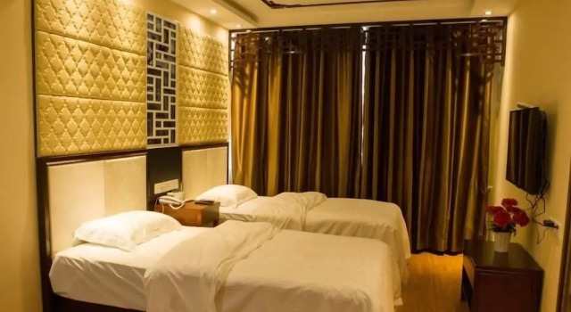 Двухместный номер Superior GreenTree Inn Zaozhuang Shanting Jinke International Business Hotel