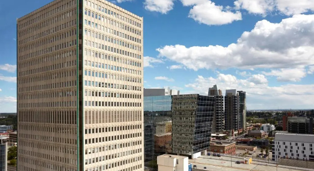 Deluxe Doppel Zimmer mit Blick Calgary Marriott Downtown Hotel
