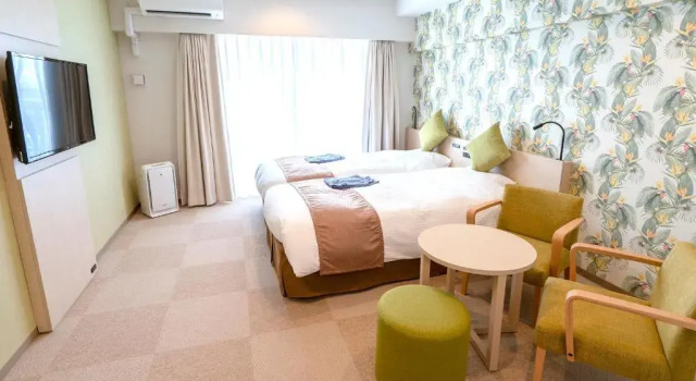 Двухместный номер Superior с балконом Lagent Hotel Okinawa Chatan Hotel and Hostel