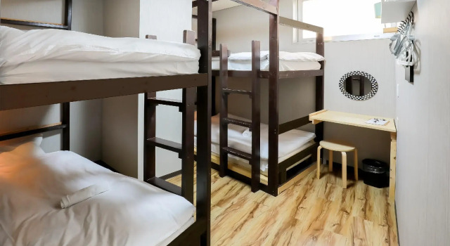 Четырёхместный номер Standard Nerarel Hostel Namba
