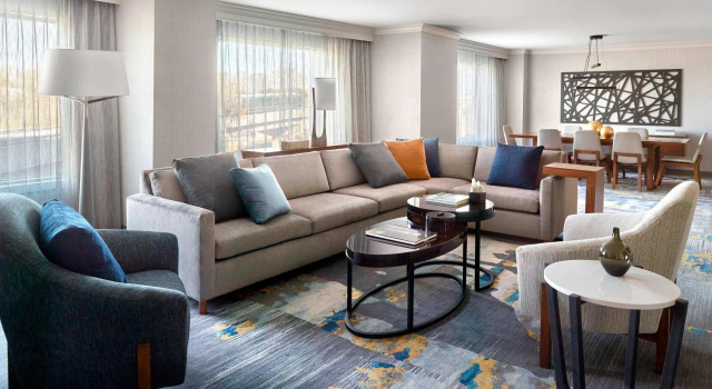 Одноместный люкс c 1 комнатой Atlanta Airport Marriott Gateway