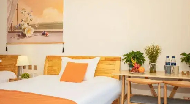 Кровать в общем номере Dali Haishi Hospital Homestay